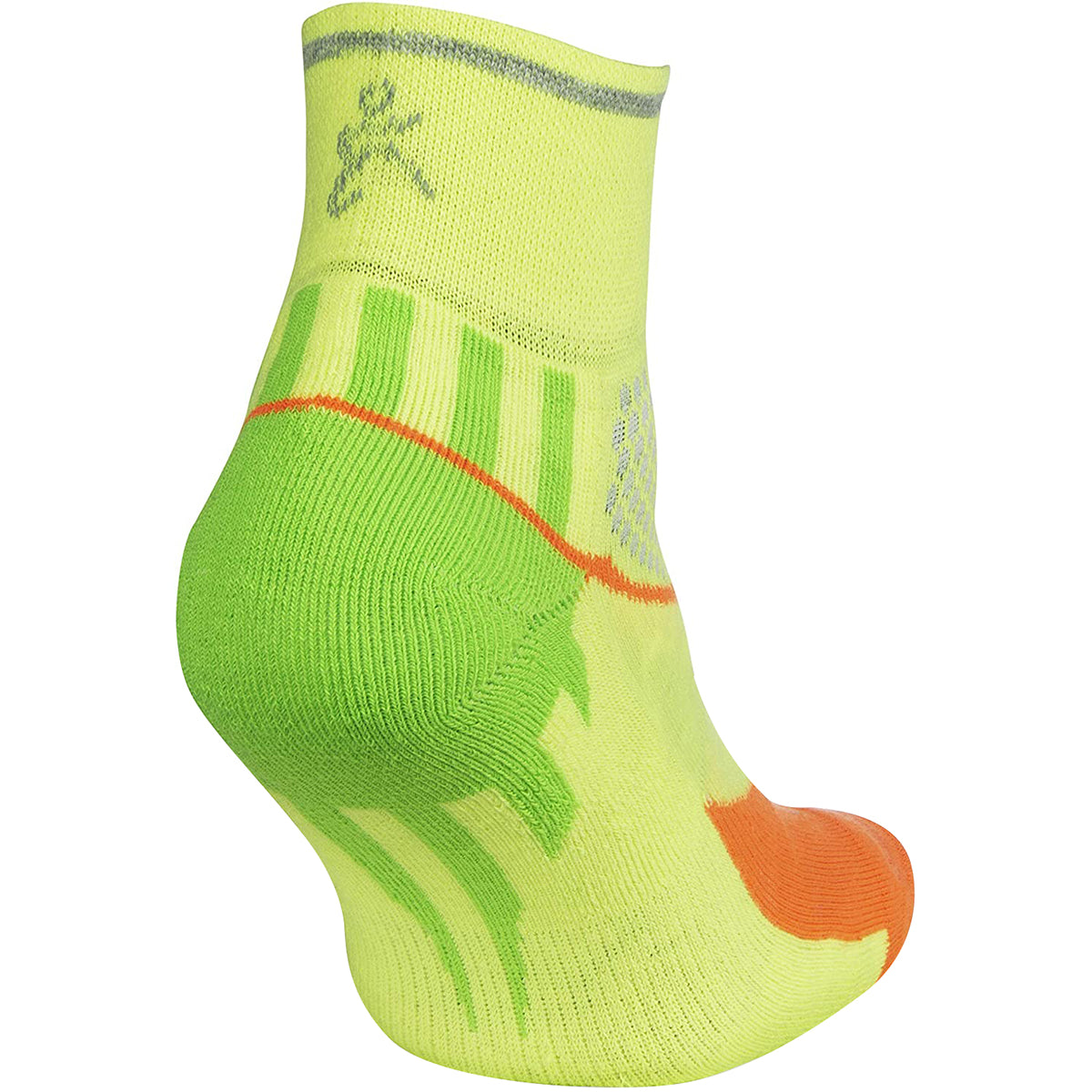 Balega Enduro Reflective Quarter Length Running Socks - Multi-Neon Balega
