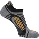 Balega Ultra Light Second Skin No Show Running Socks - Black/Gray Heather Balega