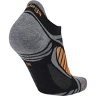 Balega Ultra Light Second Skin No Show Running Socks - Black/Gray Heather Balega