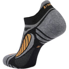 Balega Ultra Light Second Skin No Show Running Socks - Black/Gray Heather Balega