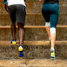 Balega Enduro Crew Running Socks - White/Gray Heather - Forza Sports