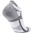 Balega Hidden Contour Recycled No Show Running Socks - White/Gray Balega