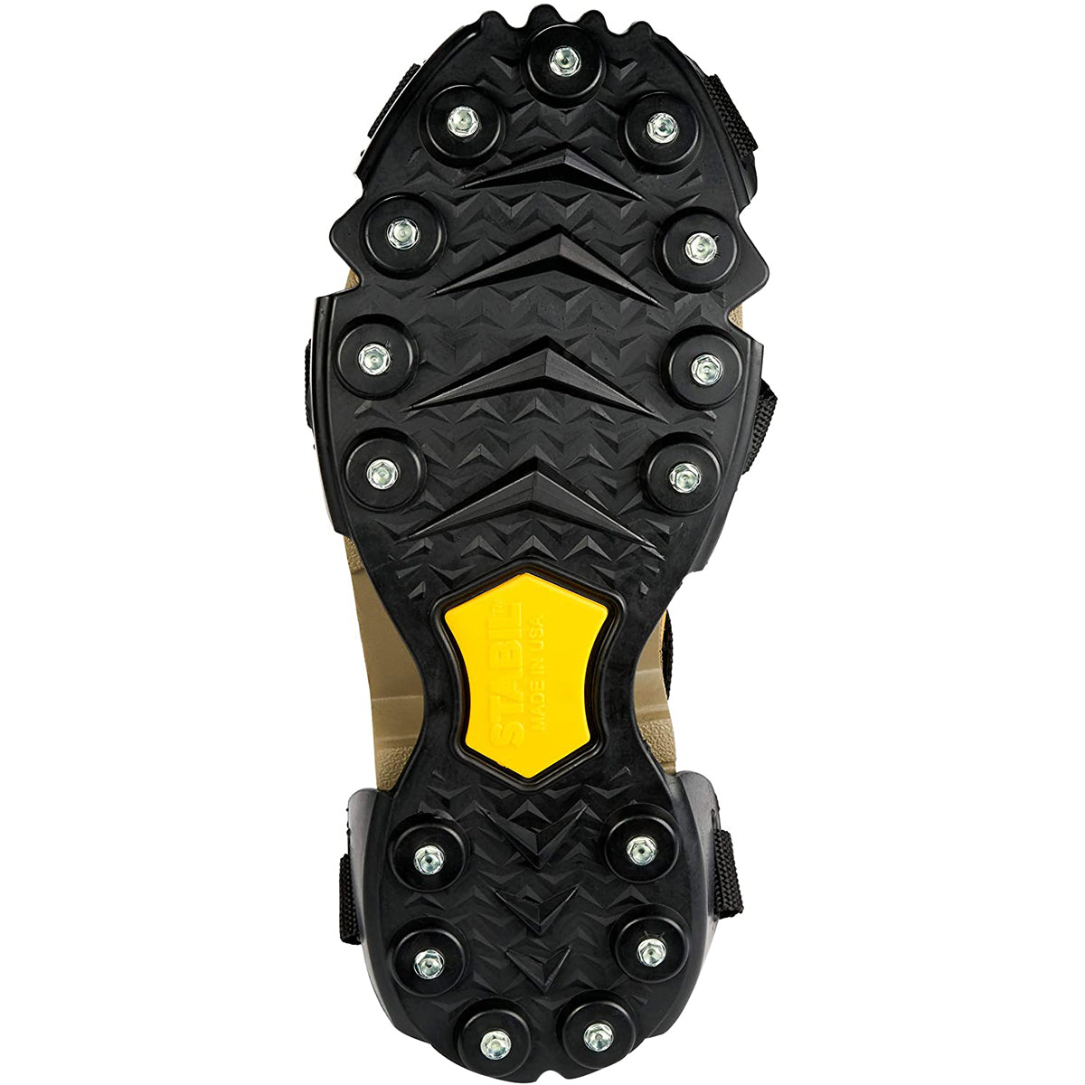 Stabil STABILicers Maxx2 High Performance Snow and Ice Cleats - Black/Yellow Stabil