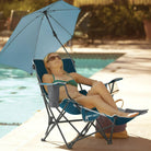 Sport - Brella Portable Chair with Umbrella - Midnight Blue - Forza Sports