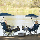 Sport - Brella Portable Outdoor Reclining Chair with Umbrella - Midnight Blue 