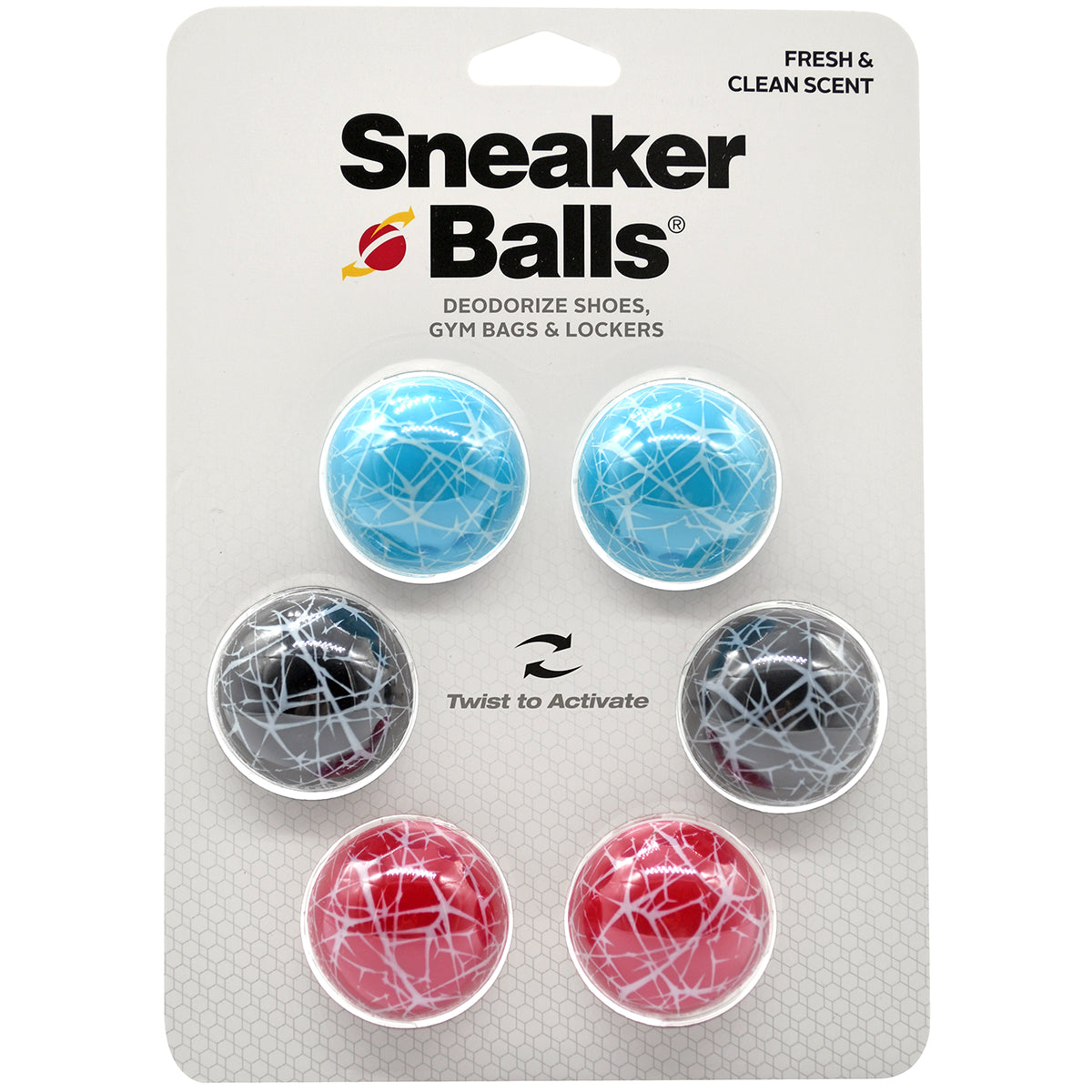 Sneaker Balls 6-Pack Scratched Shoe Freshener Sneaker Balls