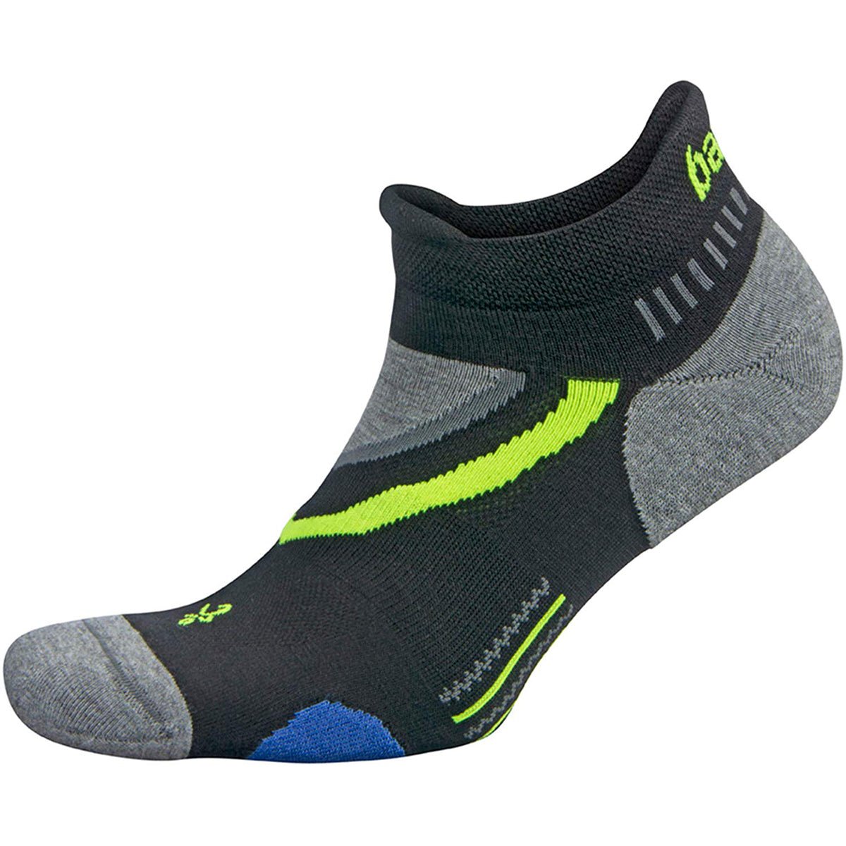 Balega UltraGlide No Show Running Socks - Black/Charcoal - Forza Sports