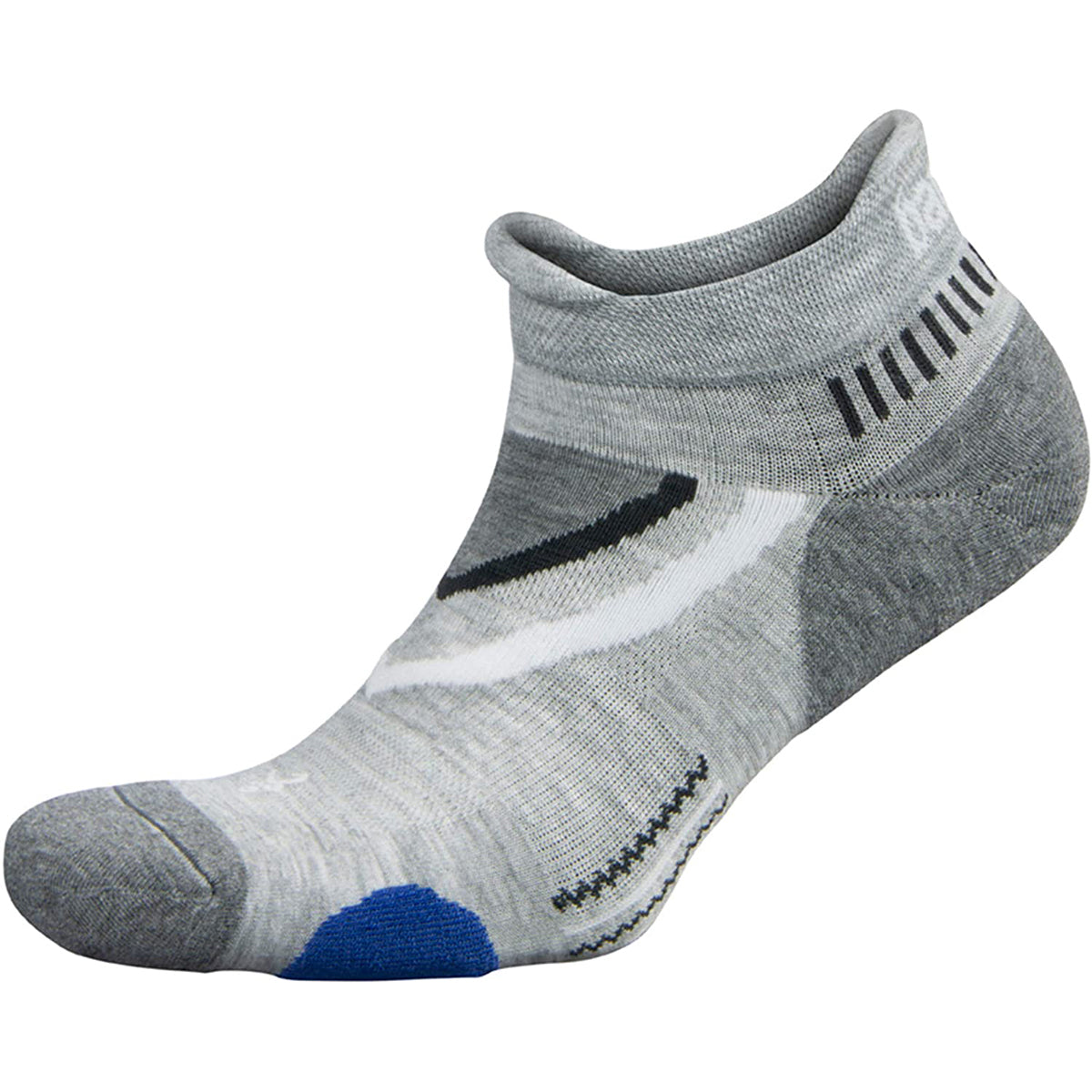 Balega UltraGlide No Show Running Socks - Midgray/Charcoal Balega