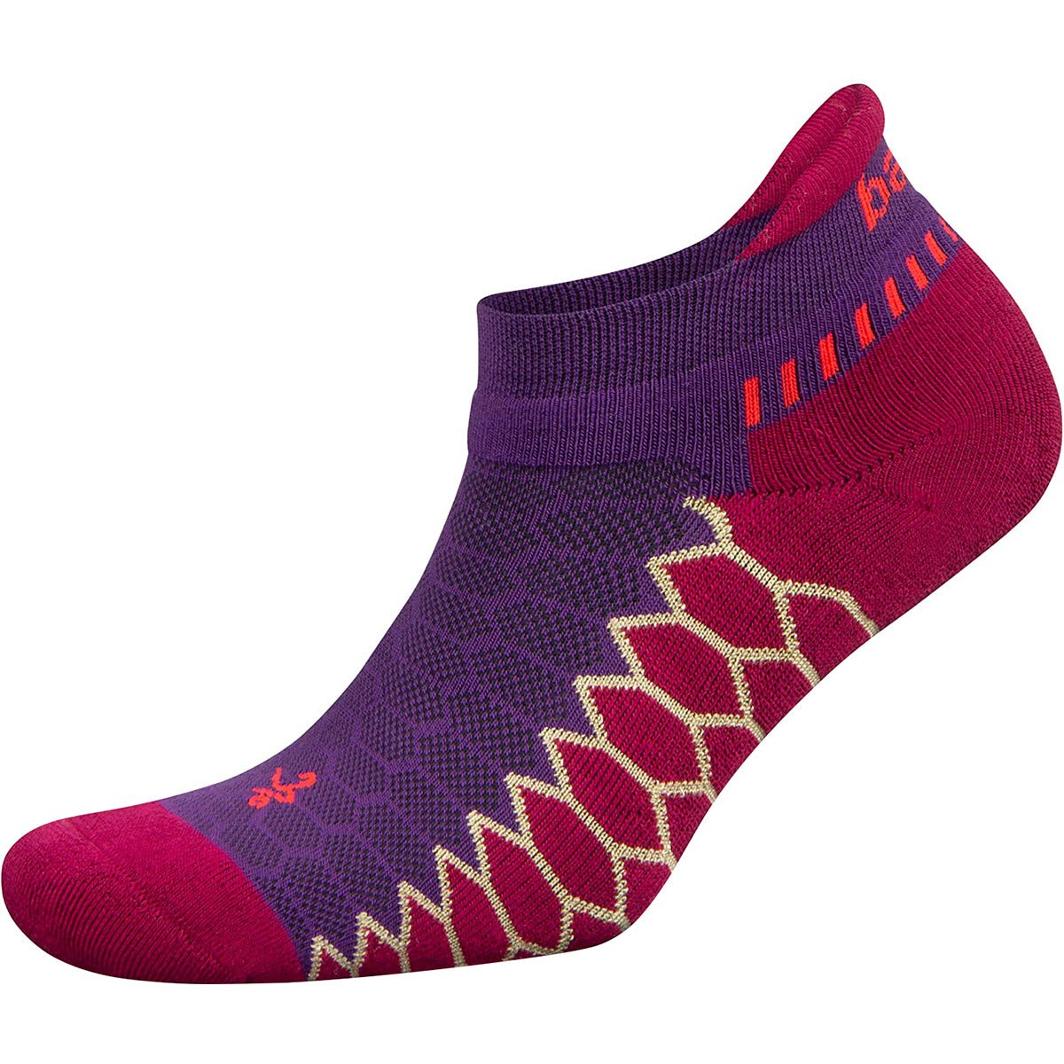 Balega Silver No Show Running Socks - Ultra Violet/Pinkberry - Forza Sports