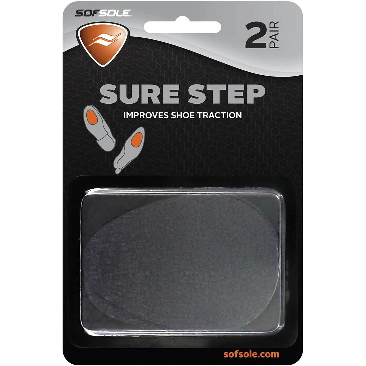 Sof Sole Sure Step Shoe Insoles 2-Pack - Black SofSole