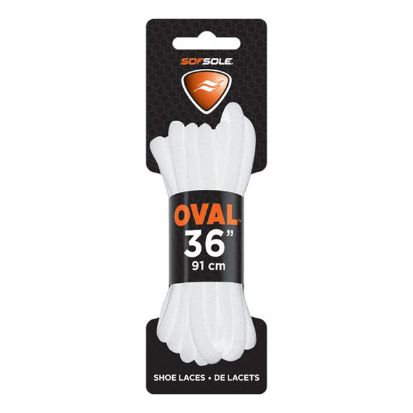 Sof Sole Athletic Oval Shoe Laces - White SofSole