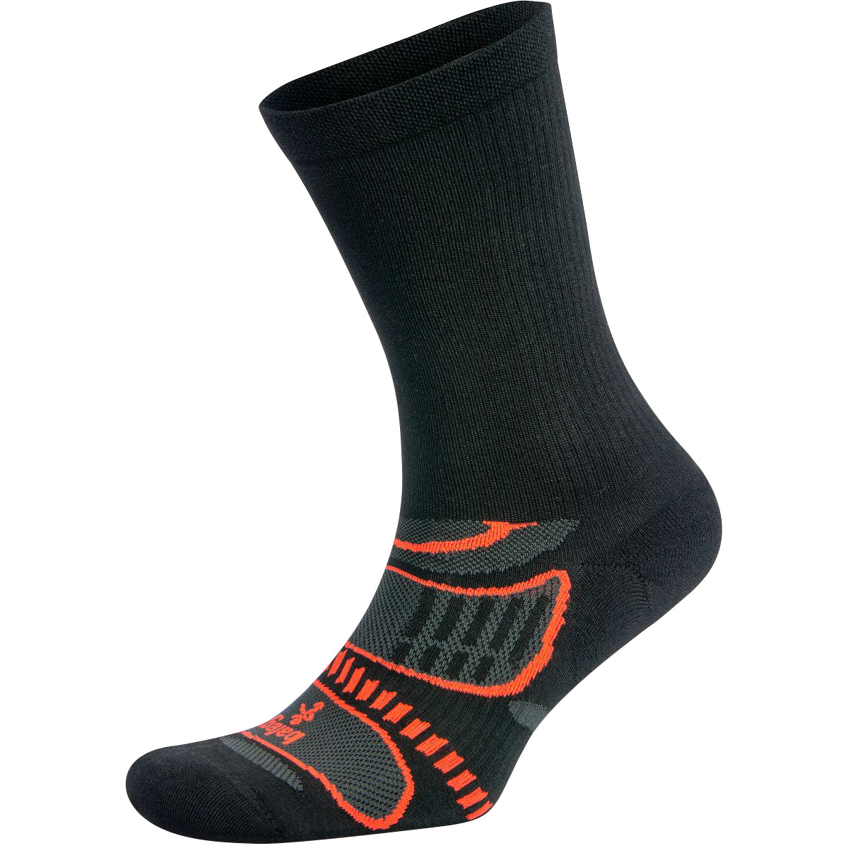 Balega UltraLight Crew Running Socks Black/Neon Coral – Forza Sports