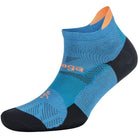 Balega Hidden Dry No Show Running Socks - Bright Turquoise/Navy Balega
