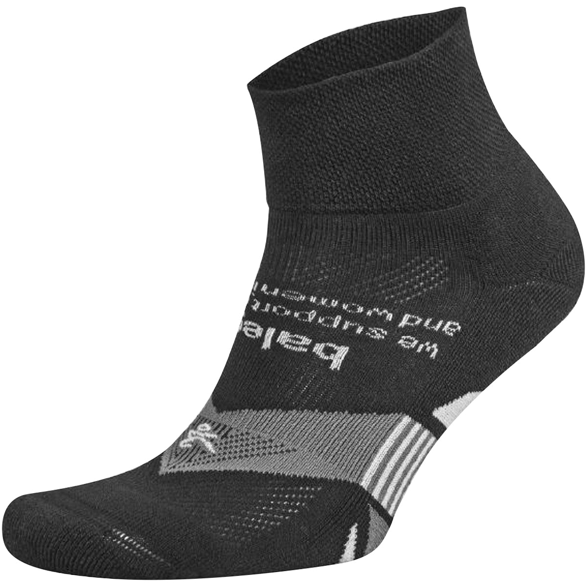 Balega Enduro Physical Training Quarter Running Socks - Black Balega