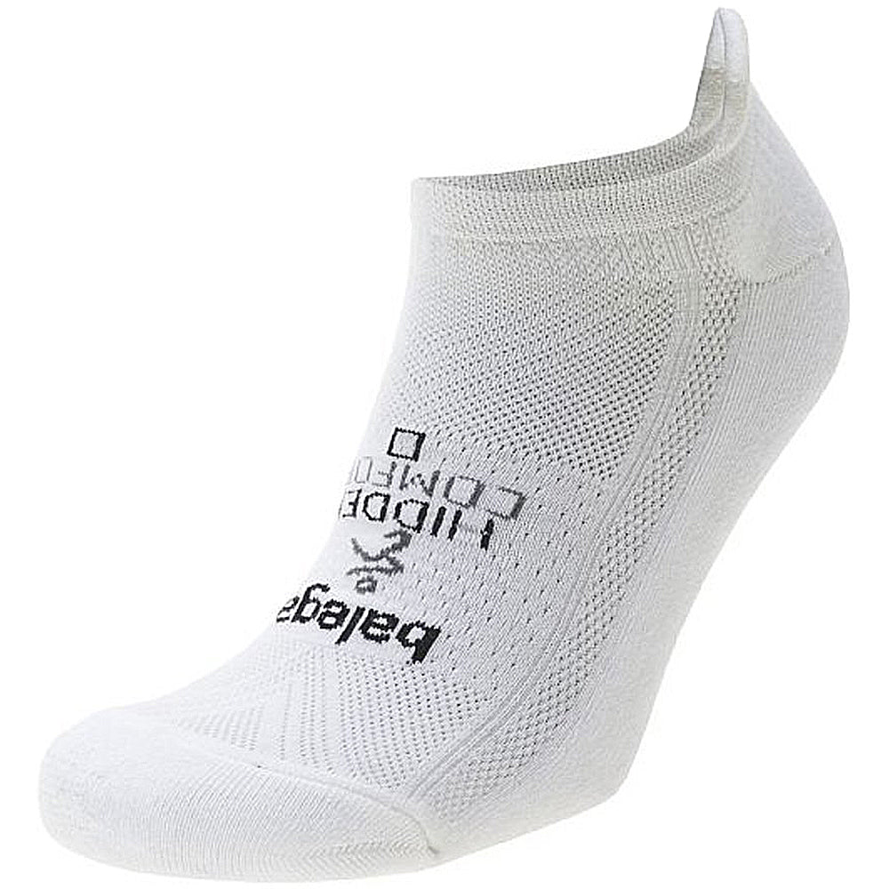 Balega Hidden Comfort Sole Cushioning Running Socks - White Balega