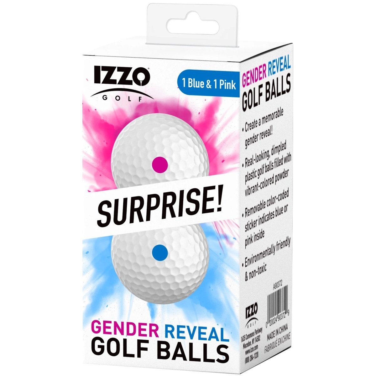 Izzo Golf Gender Reveal Golf Balls - Forza Sports
