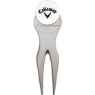 Callaway Divot Repair Tool and Golf Ball Marker - Silver Callaway