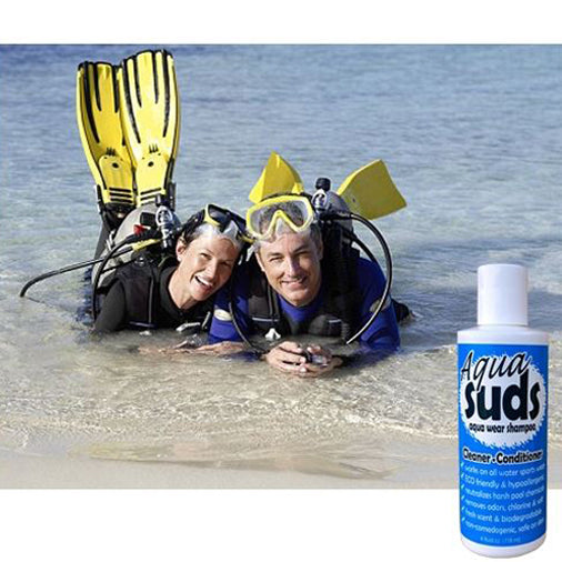 JAWS 32 oz. Aqua Suds Aqua Wear Shampoo for Water Sports and Gear JAWS