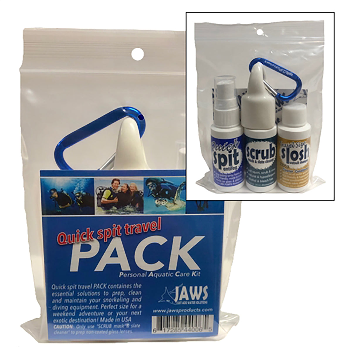 JAWS Quick Spit Travel Pack for Water Sports and Gear JAWS