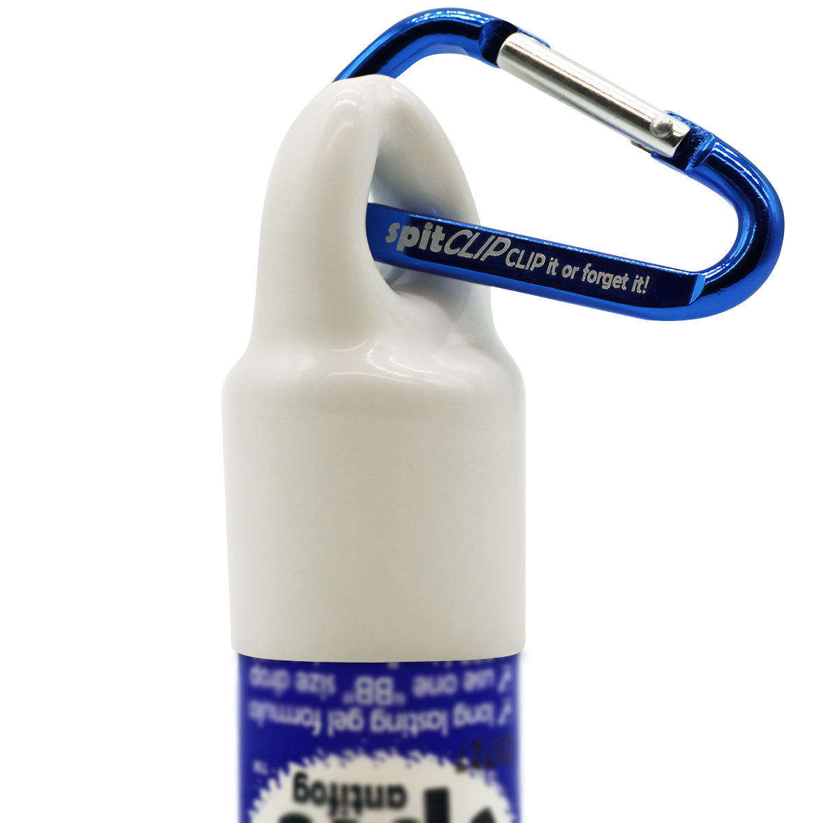 JAWS SpitClip Carabiner 1 oz. Bottle Retainer - Blue JAWS