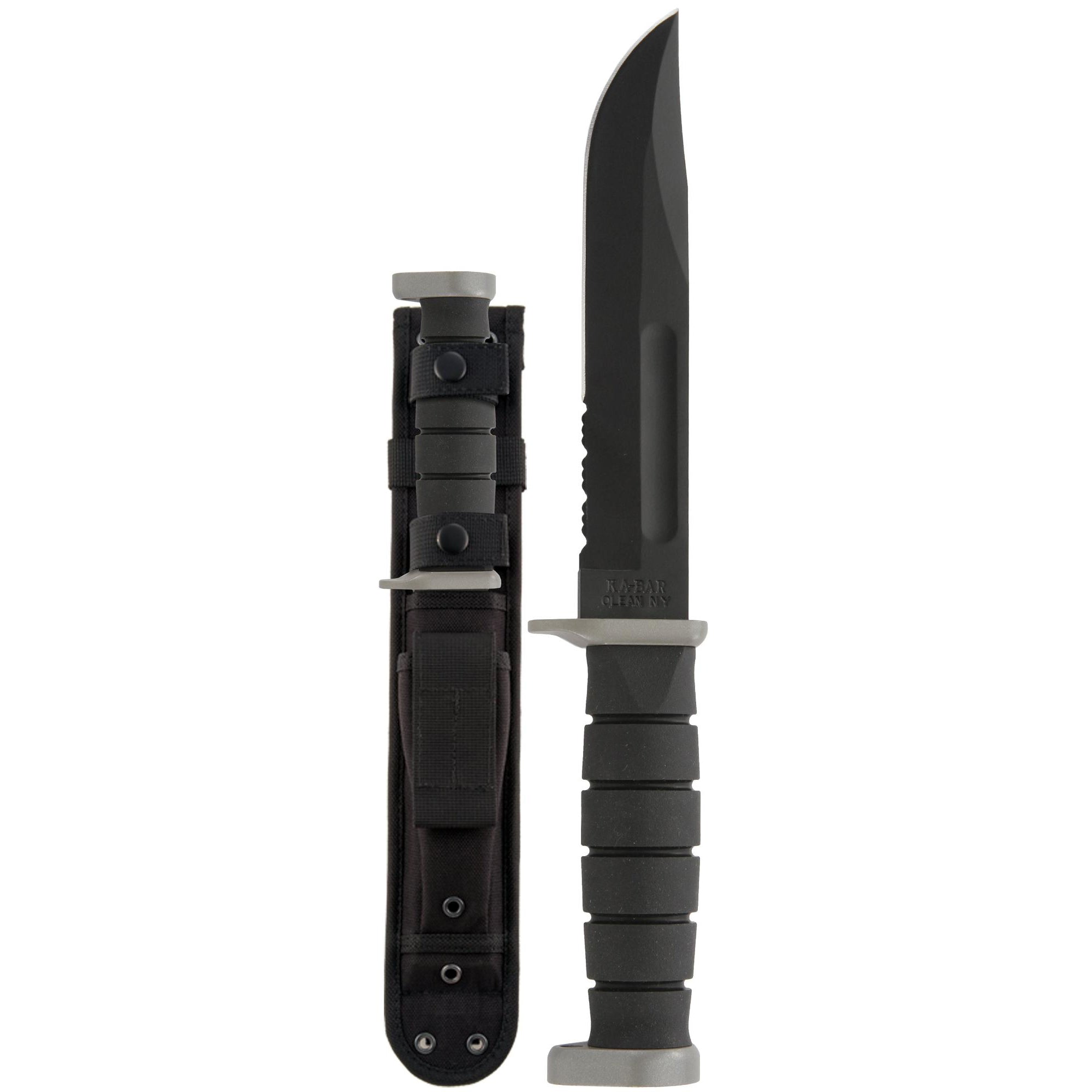 KA-BAR 7インチ固定刃 D2 Extreme 部分鋸歯状ナイフ – Forza Sports