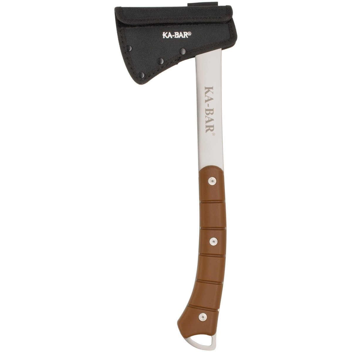 केए - बार 4.75" ब्लेड हैचेट हॉक w/ शीथ - ब्राउन - फोर्ज़ा स्पोर्ट्स