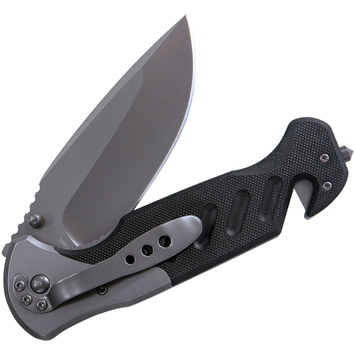 Ka-Bar Coypu Folder - 8.75" Overall - 3.75" Stainless Steel Blade - Black - Forza Sports