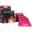 KT Tape Cotton 10" Precut Kinesiology Therapeutic Sports Roll, 20 Strips, Pink - Forza Sports