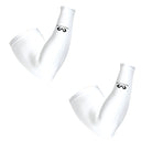 McDavid 6566 Compression Arm Sleeves - White McDavid