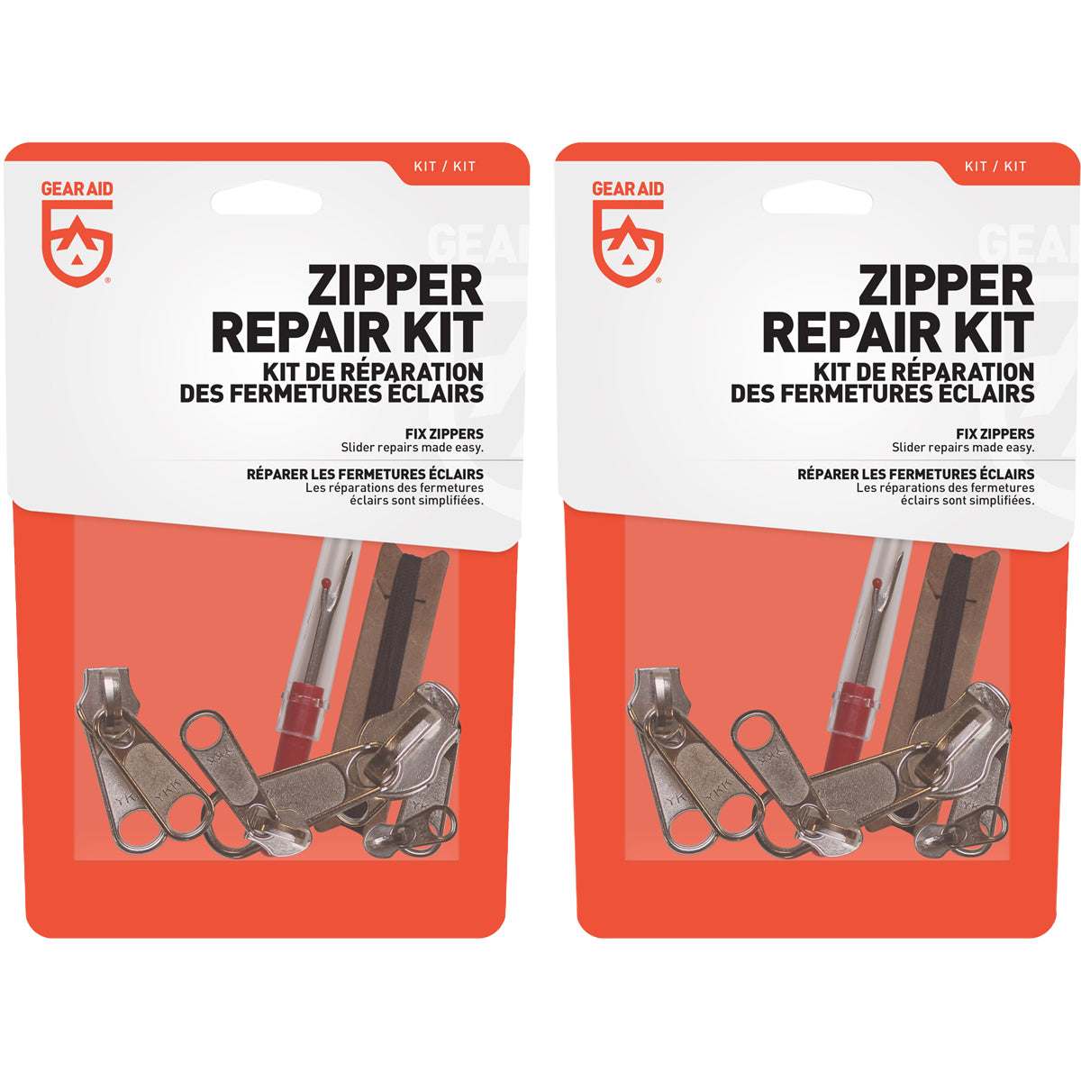 Gear Aid Zipper Repair Kit - 2-Pack Gear Aid