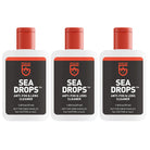 GEAR AID Sea Drops Anti - Fog and Cleaner for Dive and Snorkel Masks, 1.25 fl oz - 3 Pack - Forza Sports