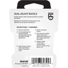 Gear Aid Dual Adjust No-Sew Replacement Buckle - 2-Pack Gear Aid