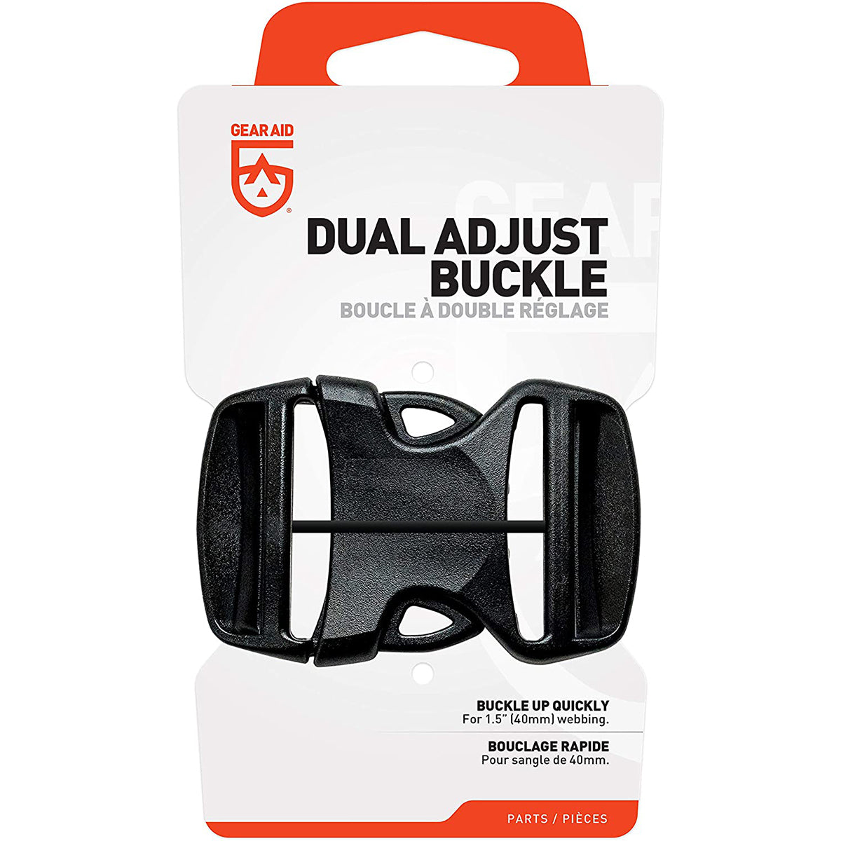 Gear Aid Dual Adjust No-Sew Replacement Buckle - 2-Pack Gear Aid