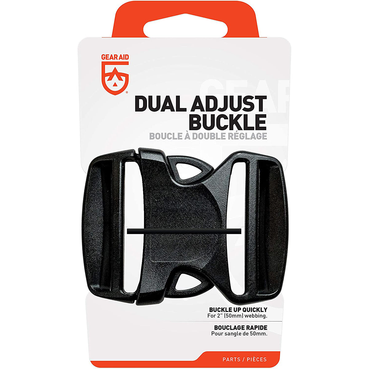 Gear Aid Dual Adjust No-Sew Replacement Buckle - 2-Pack Gear Aid