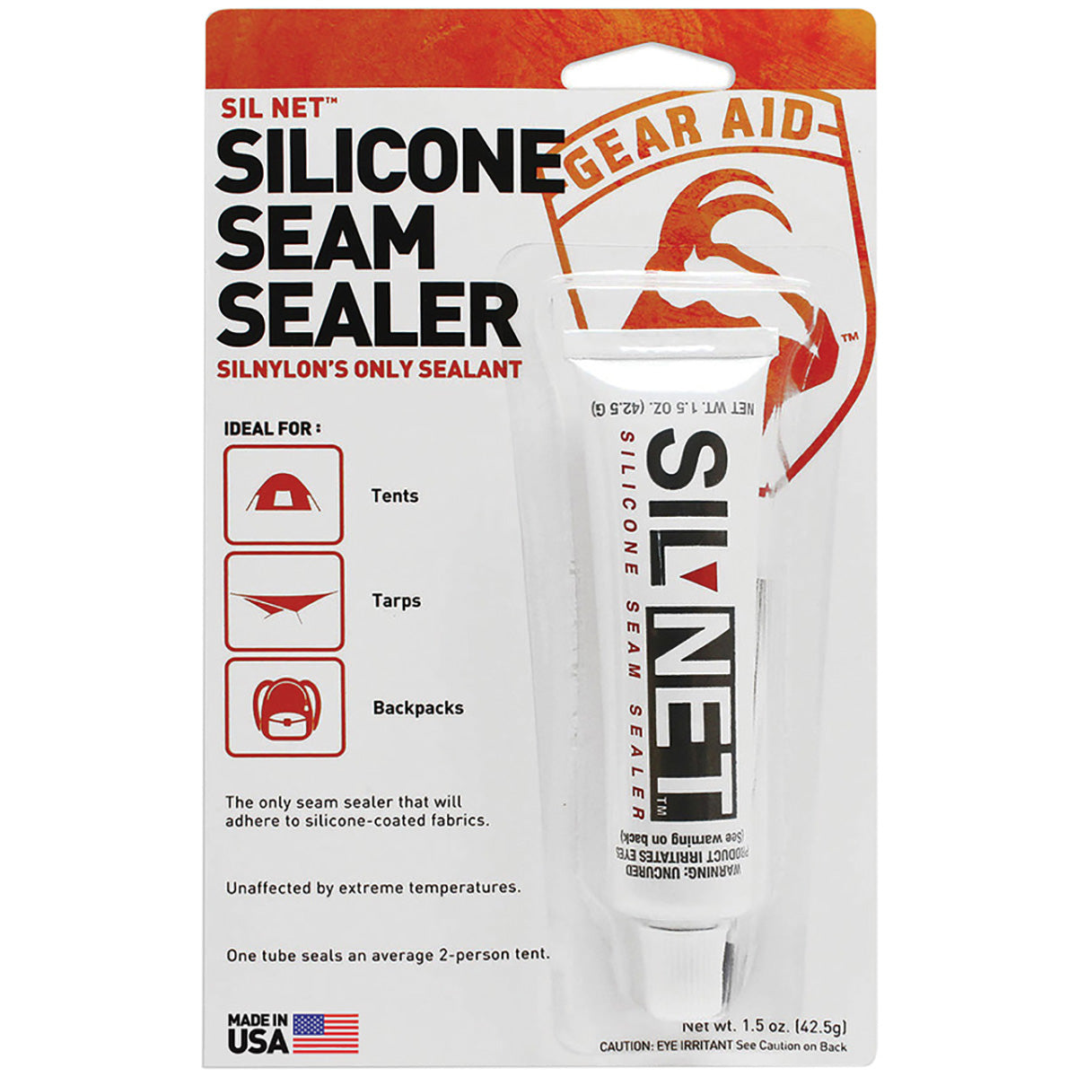 Gear Aid Seam Grip 1.5 oz. SIL Silicone Tent Sealant - 2-Pack Gear Aid