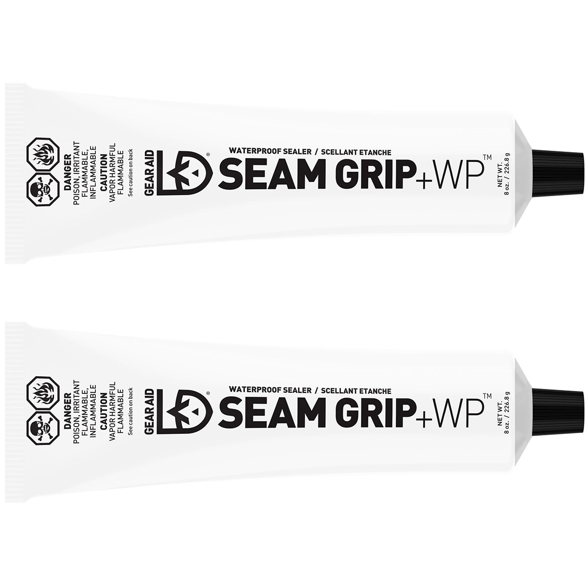 Gear Aid Seam Grip 8 oz. WP Waterproof Tent Sealant and Adhesive - 2-Pack Gear Aid