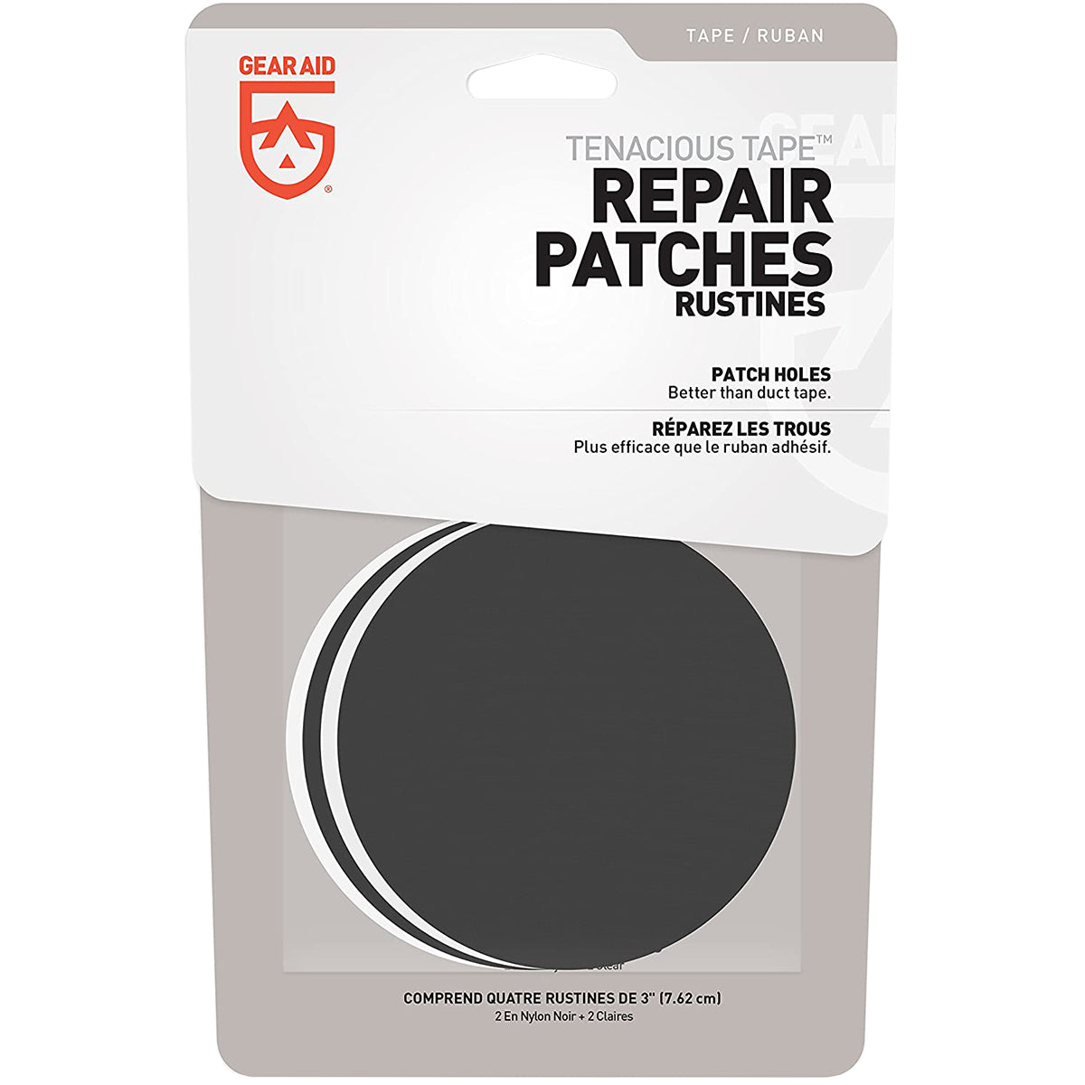 Gear Aid Tenacious Tape Repair Patches - Clear/Black Gear Aid