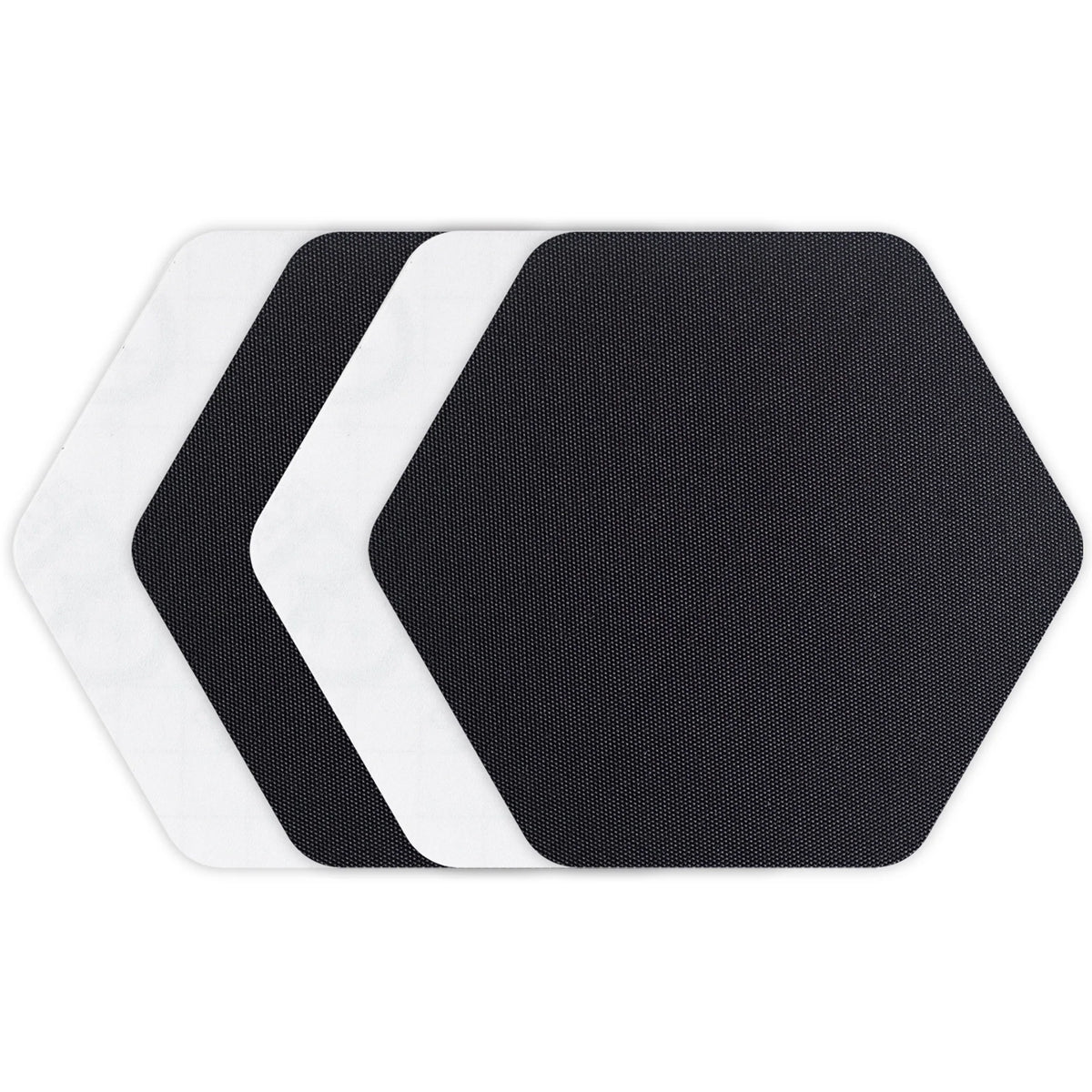 गियर एड टेनेशियस टेप पील - और - स्टिक रिपेयर पैच - क्लियर/ब्लैक - 4 - पैक - फोर्ज़ा स्पोर्ट्स