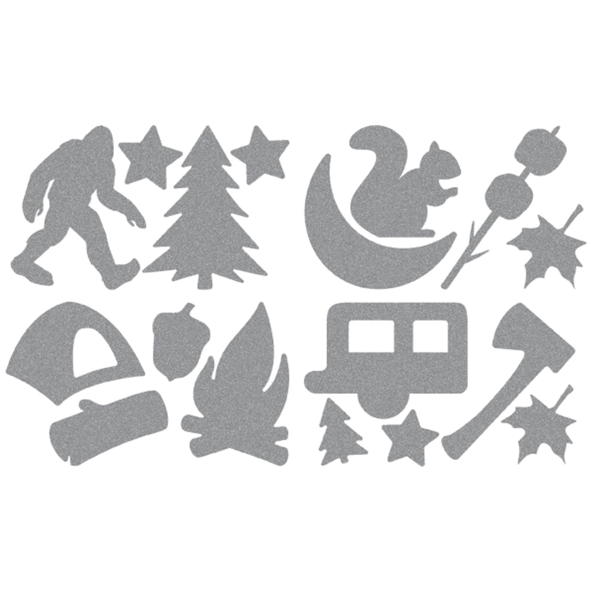 Gear Aid 5" No - Sew Peel and Stick Camping Gear Patches - Reflective - Forza Sports