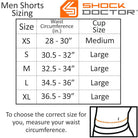 Shock Doctor Core Double Compression Shorts with Bio-Flex Athletic Cup - White - Forza Sports