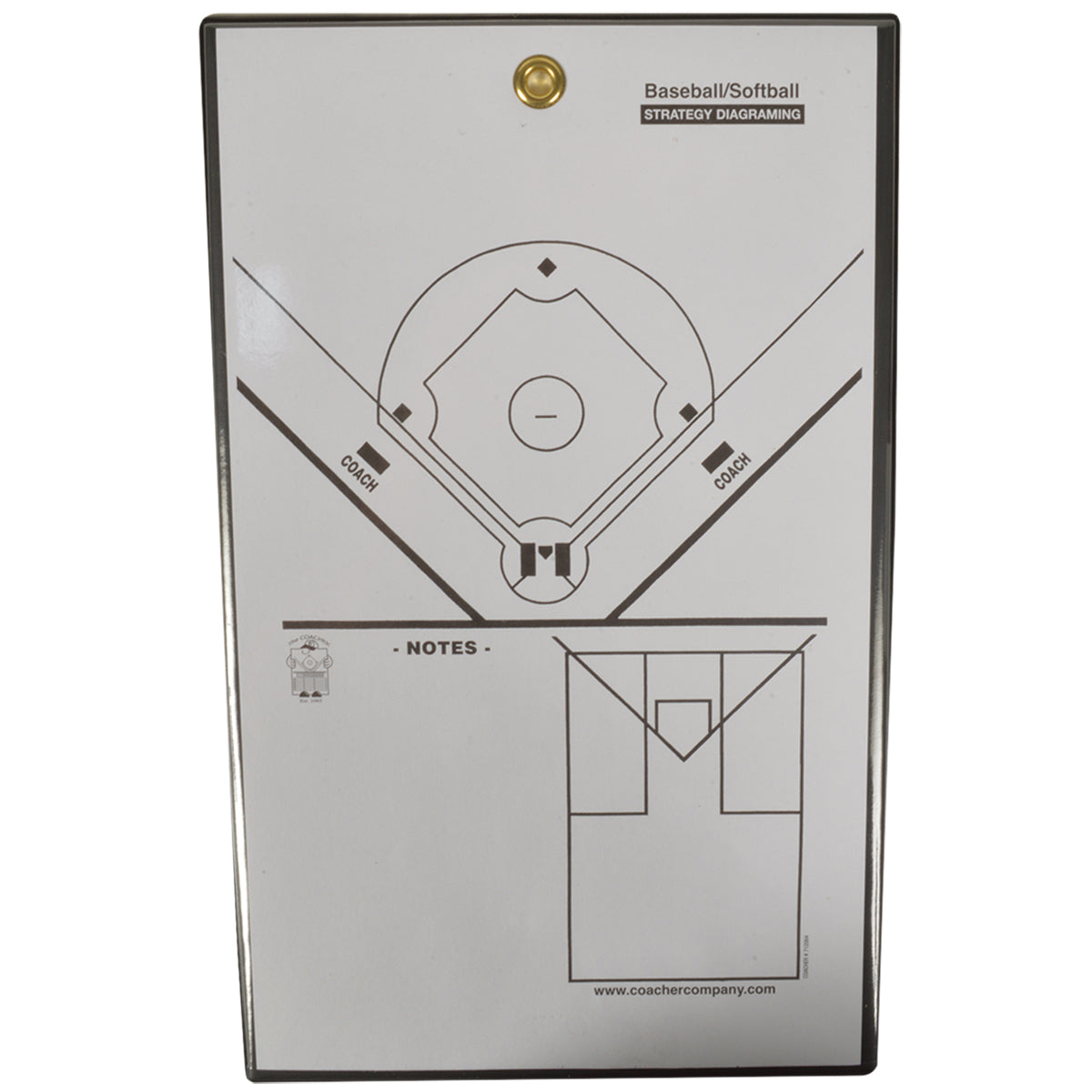 The Coacher Hybrid Baseball and Softball Line-Up Magnetic Coaching Board The Coacher Company