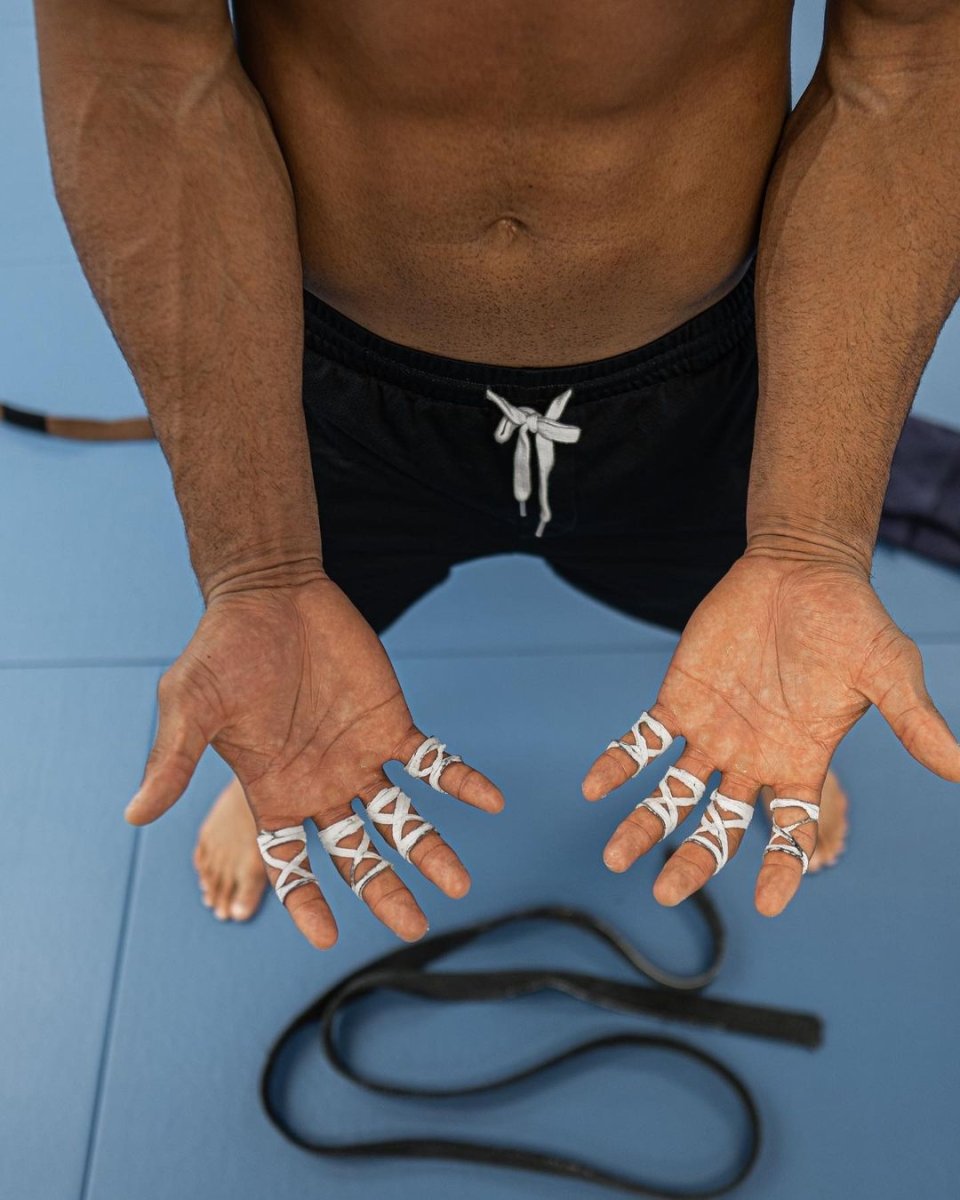 Monkey Tape 4 - Pack (0.2”, 0.3”, 0.4”, or 0.5”) x 15yds Premium Jiu Jitsu Sports Athletic Finger Tape - for BJJ, Grappling, Crossfit, MMA, & Judo - Forza Sports