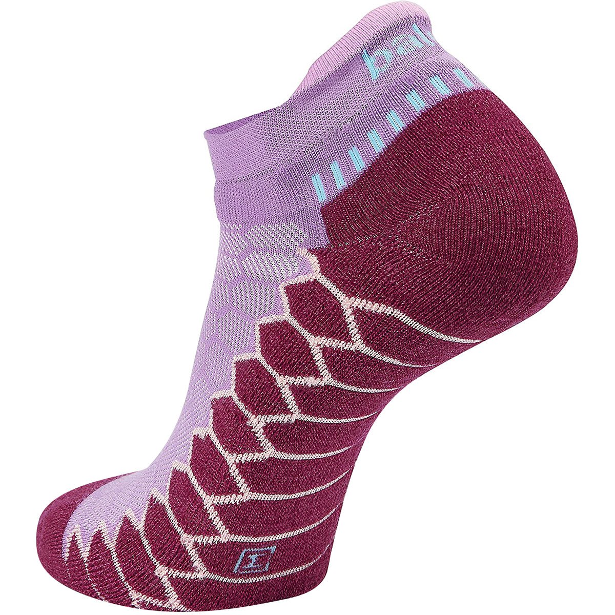 Balega Silver No Show Performance Running Socks - Bright Lilac/Wildberry - Forza Sports