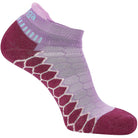 Balega Silver No Show Performance Running Socks - Bright Lilac/Wildberry - Forza Sports