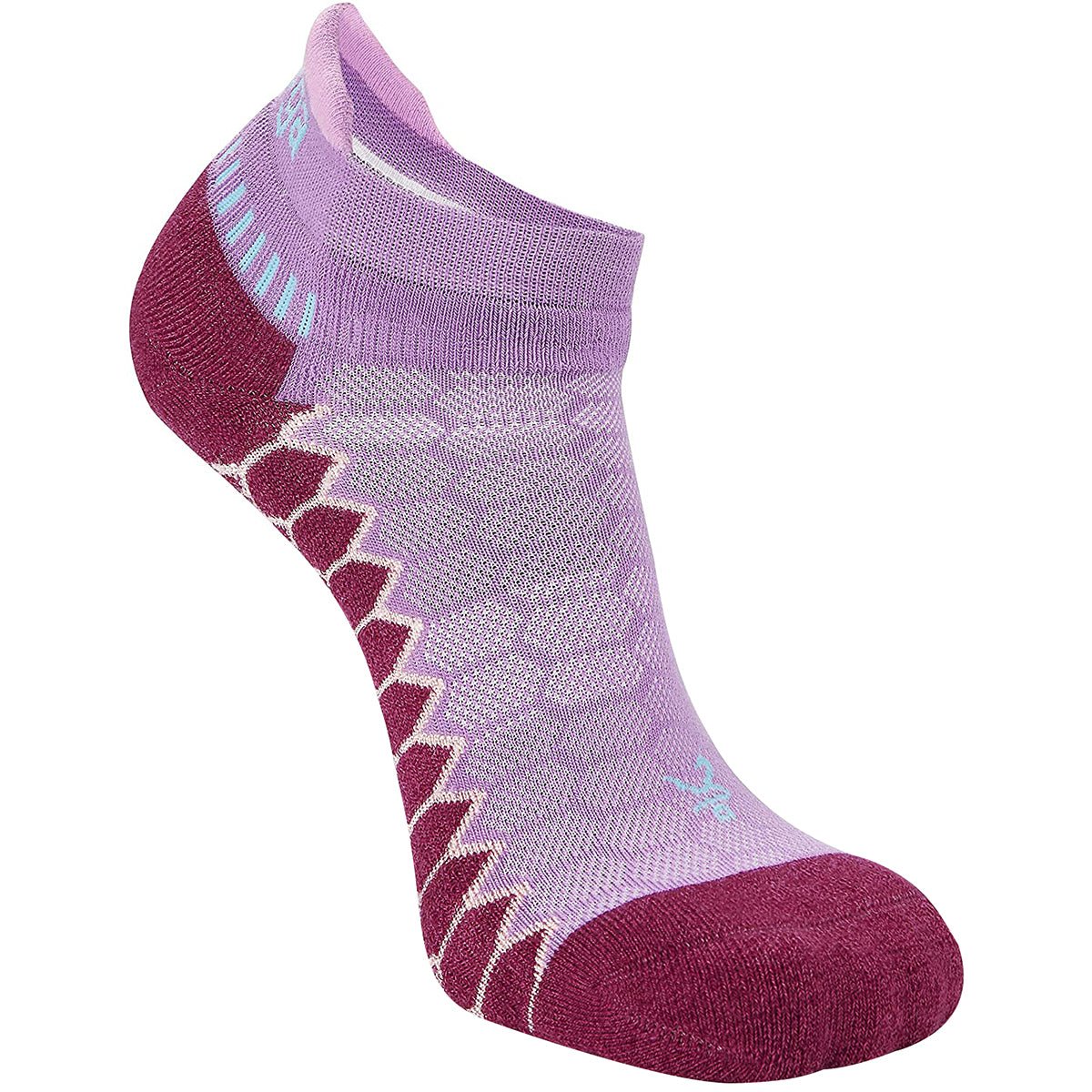 Balega Silver No Show Performance Running Socks - Bright Lilac/Wildberry - Forza Sports