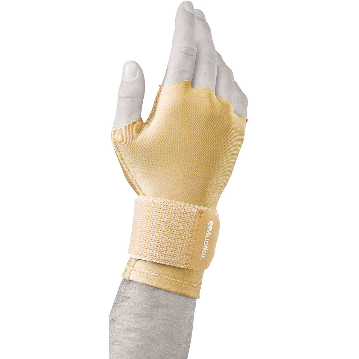 Mueller Sports Medicine Single Compression Glove - Beige Mueller Sports Medicine