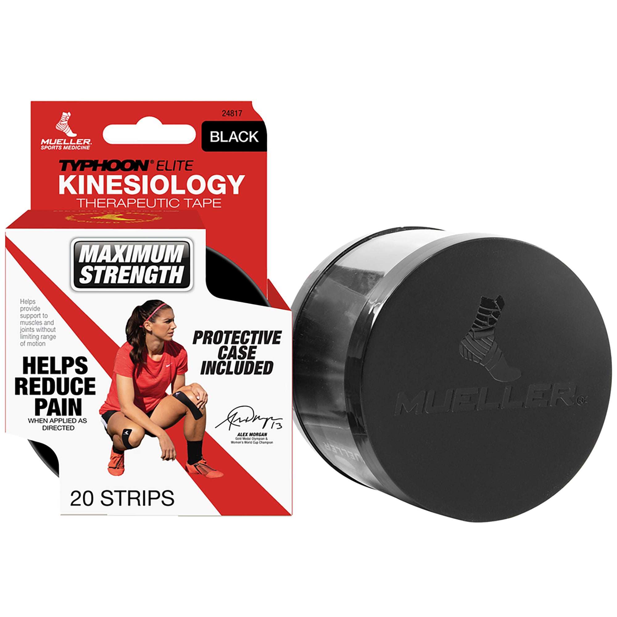 Mueller Sports Medicine 20 Pre-Cut I-Strips Typhoon Elite Kinesiology Tape Mueller Sports Medicine
