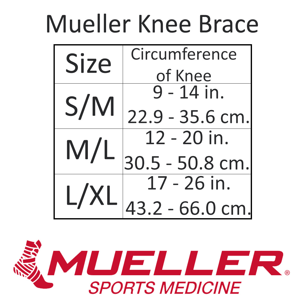 Mueller Hinged Wraparound Knee Support Brace - Black Mueller Sports Medicine