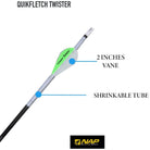 New Archery Products Quikfletch 2" Twister 4 - Forza Sports