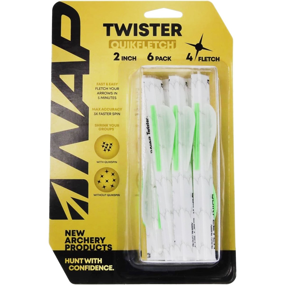 New Archery Products Quikfletch 2" Twister 4 - Forza Sports
